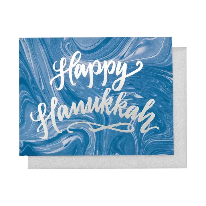 The Social Type - TST TSTGCHAN0002 - Marble Hanukkah Card