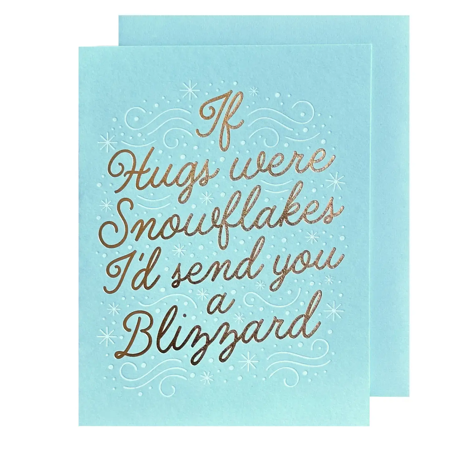 The Social Type - TST TSTGCFR0014 - If Hugs were Snowflakes Blizzard Card