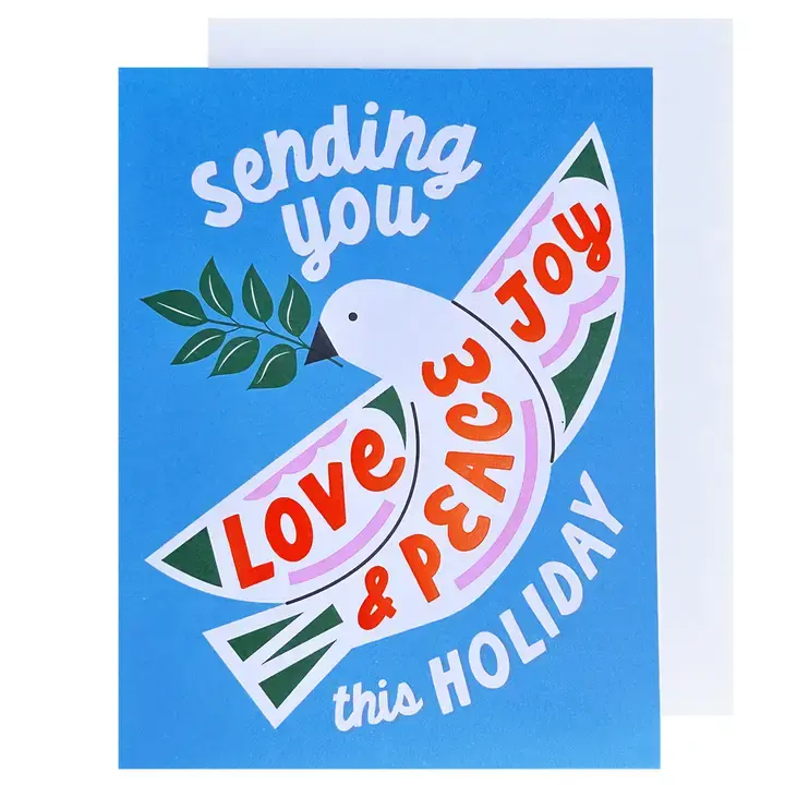 The Social Type - TST TSTGCHO0011 - Dove Love Joy Peace Holiday Card