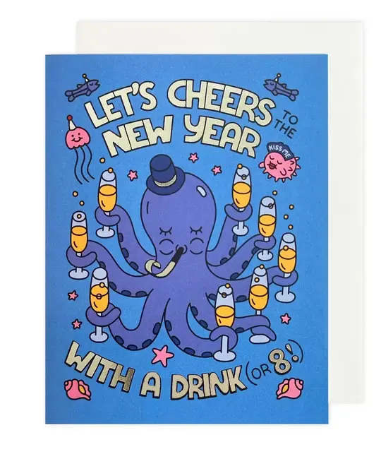 The Social Type - TST TSTGCNY0005 - Octopus New Year Card