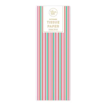 The Social Type - TST TST TP - Candy Pinstripe Tissue Paper