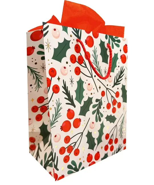 The Social Type - TST TST GBME - Winter Berries Medium Gift Bag