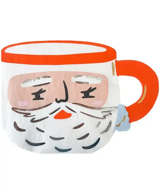 Daydream Society - DAS DAS PSNA - Santa Mug Baking Spirits Bright Large Napkins