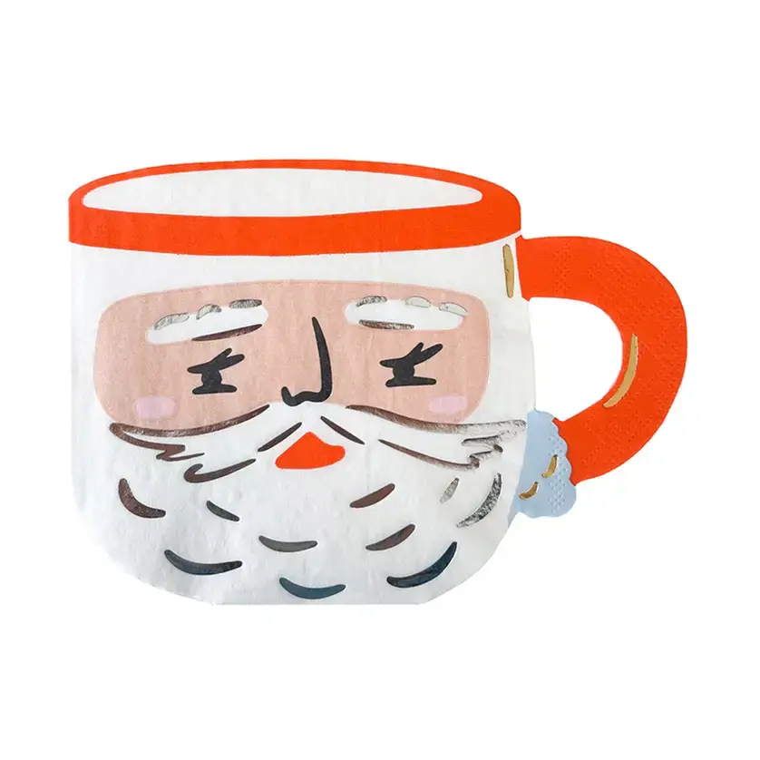 Daydream Society - DAS DAS PSNA - Santa Mug Baking Spirits Bright Large Napkins