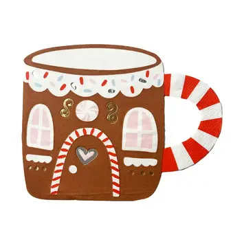 Daydream Society - DAS DAS PSNA - Gingerbread House Mug Baking Spirits Bright Large Napkins