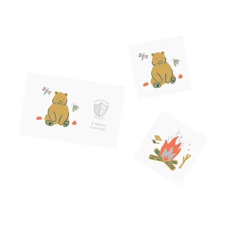 Daydream Society - DAS DAS GI - Camp Explorer Temporary Tattoo Set
