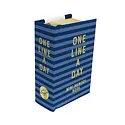 Chronicle Books - CB CB BO - Navy Stripes Mini One Line a Day One-Year Memory Book