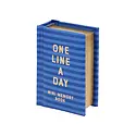Chronicle Books - CB CB BO - Navy Stripes Mini One Line a Day One-Year Memory Book