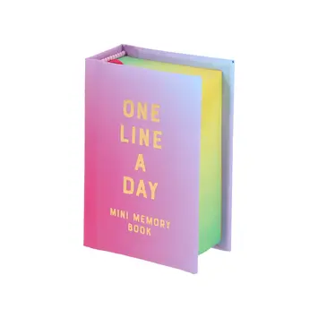 Chronicle Books - CB CB BO - Radiant Glow Mini One Line a Day One-Year Memory Book