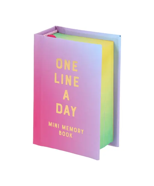 Chronicle Books - CB CB BO - Radiant Glow Mini One Line a Day One-Year Memory Book