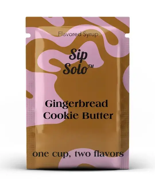 Sip Solo - SIS SIS FAD - Gingerbread Cookie Butter Single-Serve Flavored Syrup