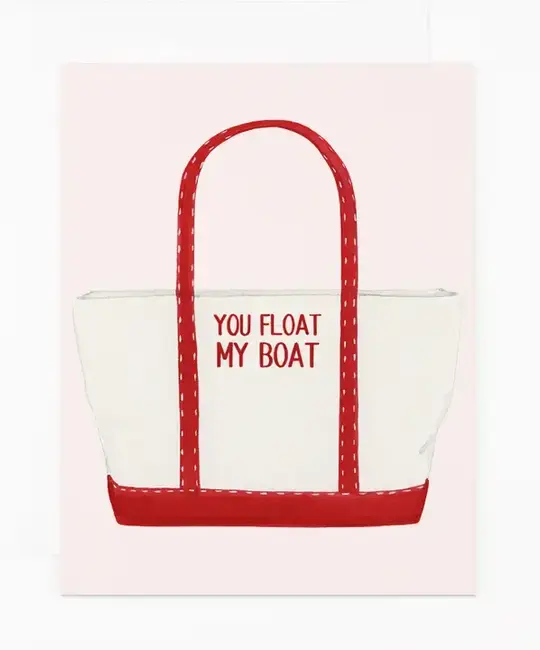 Dear Hancock - DH DHGCLO0028 - Float My Boat Tote Love Card