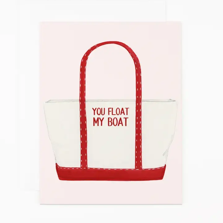 Dear Hancock - DH DHGCLO0028 - Float My Boat Tote Love Card