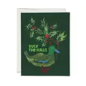 Red Cap Cards - RCC RCCGCHO0086 - Duck the Halls Holiday Card