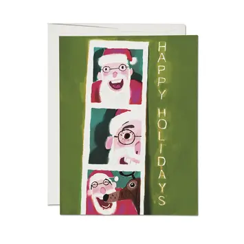 Red Cap Cards - RCC RCCGCHO0079 - Santa Photobooth Holiday Card