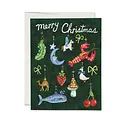 Red Cap Cards - RCC RCCGCHO0075 - Curious Trimmings Holiday Card