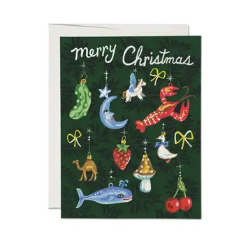 Red Cap Cards - RCC RCCGCHO0075 - Curious Trimmings Holiday Card