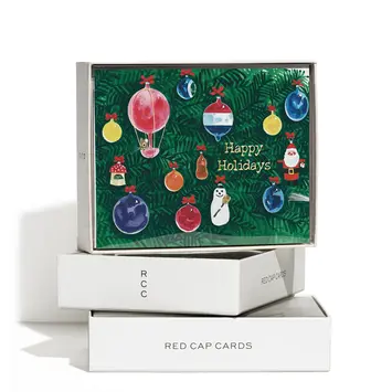 Red Cap Cards - RCC RCC NSHO - Christmas Tree Decorations Holiday Boxed Note Set