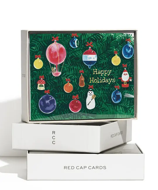 Red Cap Cards - RCC RCC NSHO - Christmas Tree Decorations Holiday Boxed Note Set