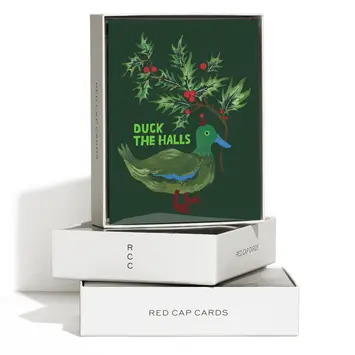 Red Cap Cards - RCC RCC NSHO - Duck The Halls Holiday Boxed Note Set