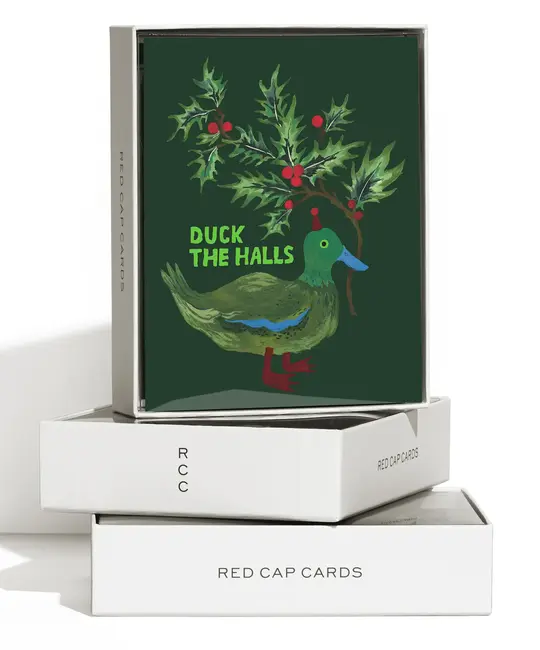 Red Cap Cards - RCC RCC NSHO - Duck The Halls Holiday Boxed Note Set
