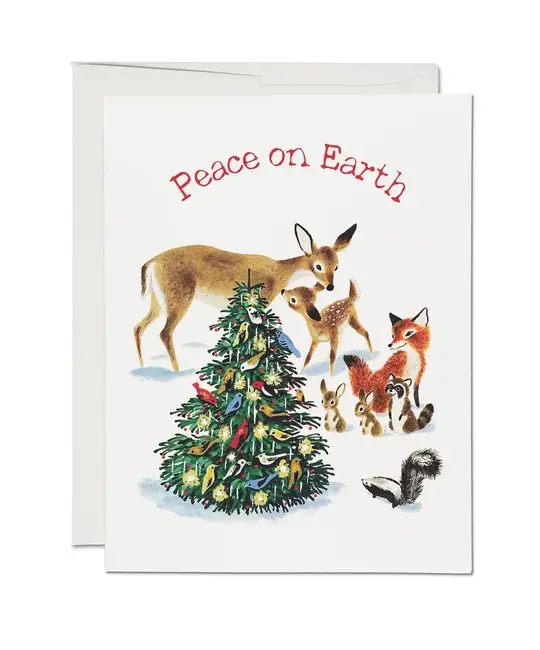 Red Cap Cards - RCC RCC NSHO - Peace on Earth Peaceful Critters Holiday Boxed Note Set