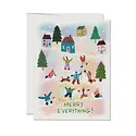 Red Cap Cards - RCC RCC NSHO - Merry Everything Snowy Town Holiday Boxed Note Set