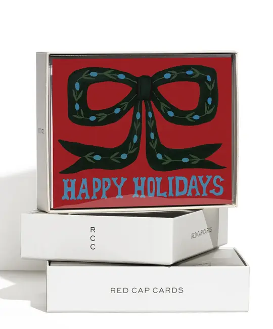 Red Cap Cards - RCC RCC NSHO - Bow Holiday Boxed Note Set