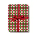 Red Cap Cards - RCC RCC WPROHO - Holiday Checker Continuous Wrap Roll (10 feet)