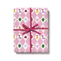 Red Cap Cards - RCC RCC WPROHO - Pink Diamonds Continuous Wrap Roll (10 feet)