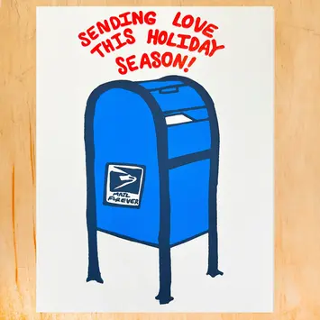 Gold Teeth Brooklyn - GTB GTBGCHO0049 - Drop Box Mailbox Holiday Card