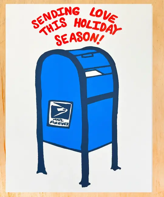 Gold Teeth Brooklyn - GTB GTBGCHO0049 - Drop Box Mailbox Holiday Card