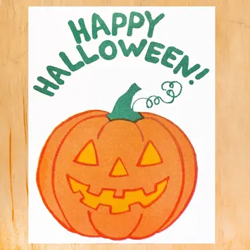 Gold Teeth Brooklyn - GTB GTBGCHA0006 - Jack O' Lantern Halloween Card
