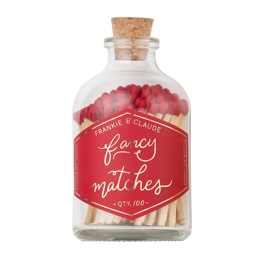 Frankie & Claude - FCL Red Matchstick Jar (Fancy Matches)