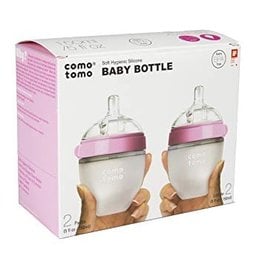Comotomo Comotomo Baby Bottle (2-Pack) Pink