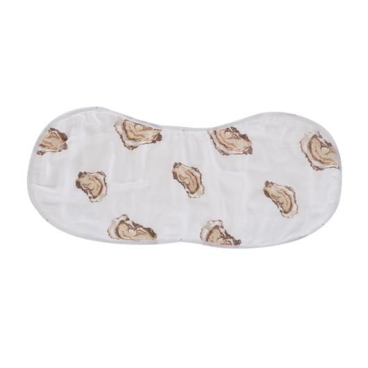 Little Hometown Aw Shucks! Oyster 2-in-1 Burp Cloth Bib