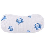 Little Hometown Blue Crab Bamboo 2-in-1 Burp Cloth & Bib