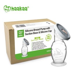 Haakaa Haakaa Generation 2 Silicone Breast Pump with Silicone Cap & Suction Base (4oz)