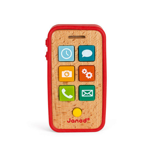 Juratoys Wooden Sound Telephone (batteries included)