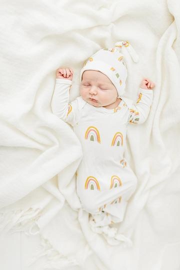 rainbow baby gown