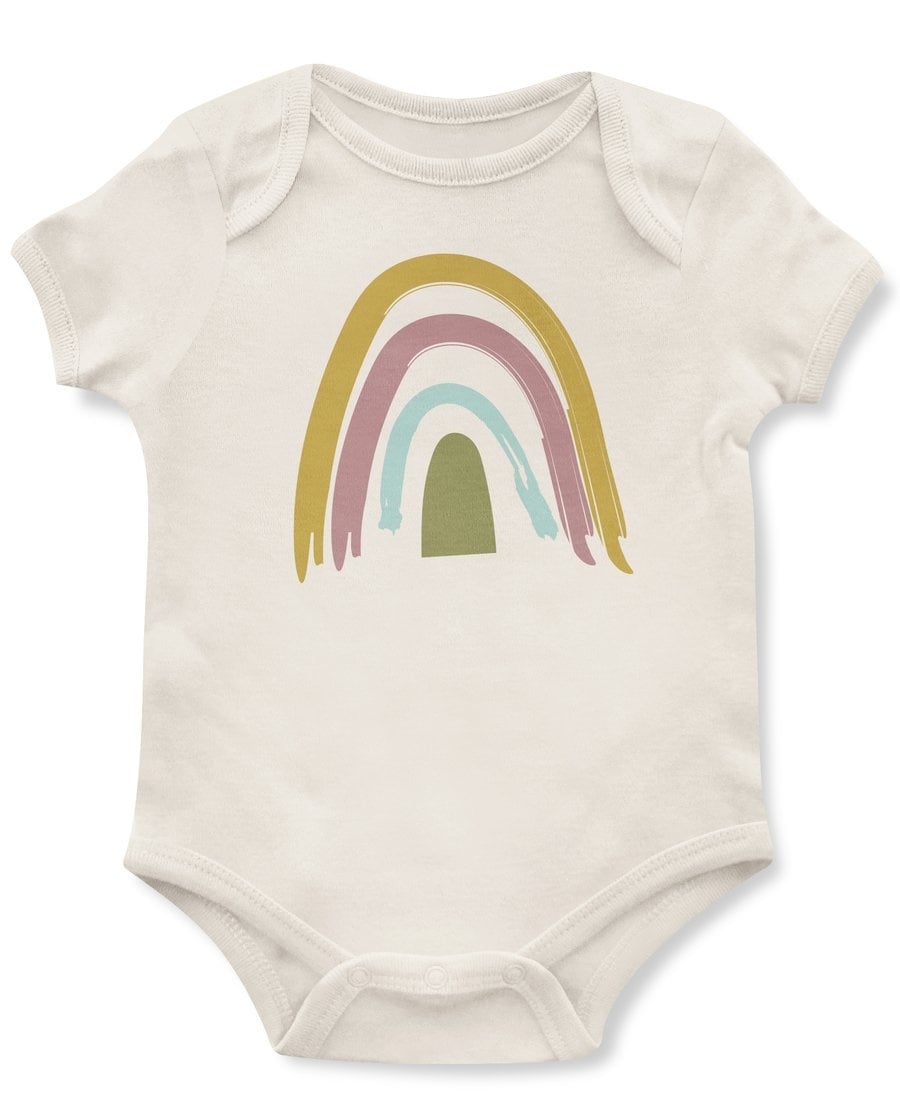 rainbow newborn onesie