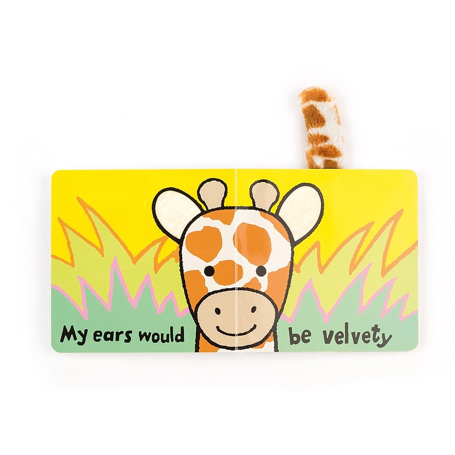Jellycat If I Were a Giraffe (Touch and Feel Board Book)