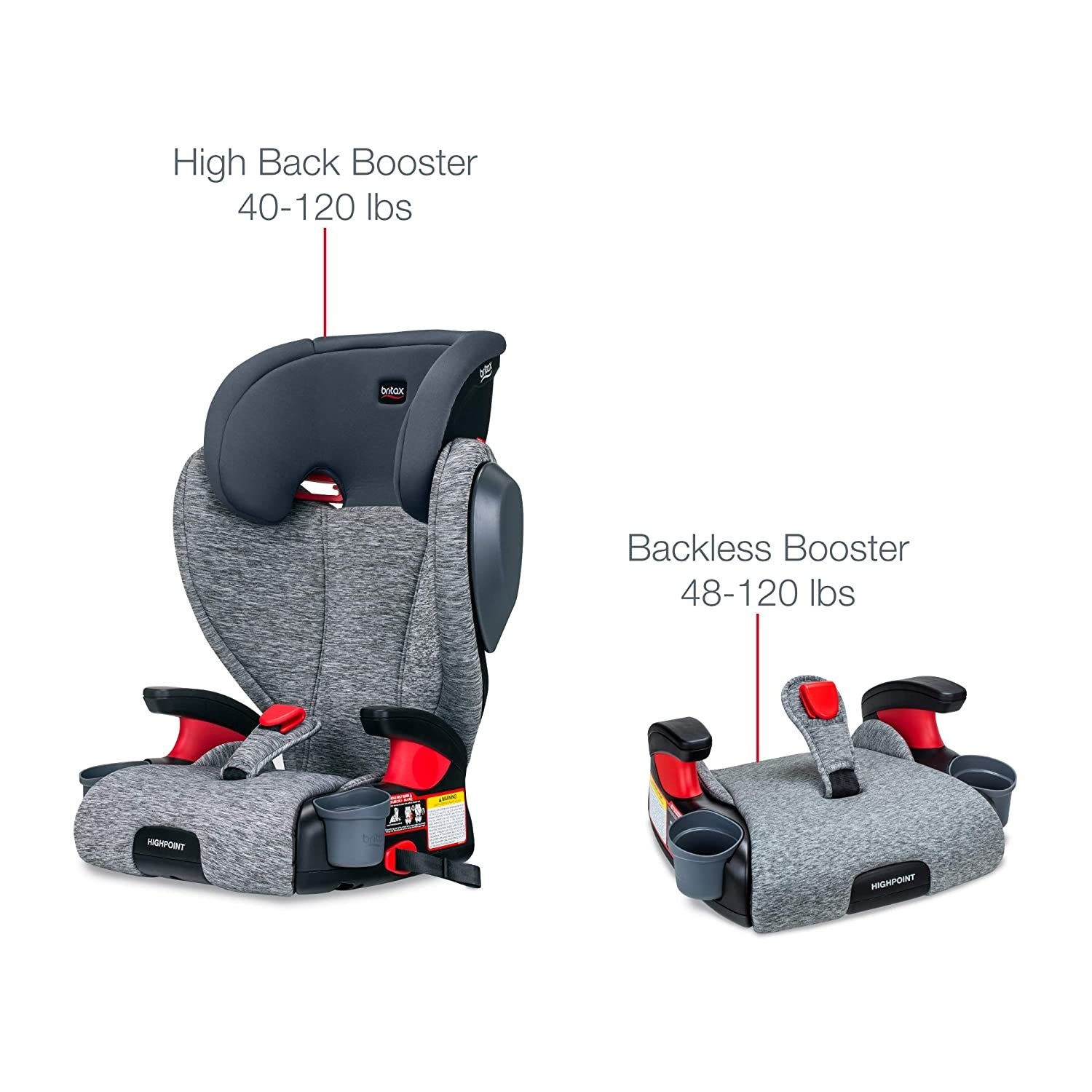 Britax Britax Highpoint 2-Stage Belt-Positioning Booster (floor model curbside only)