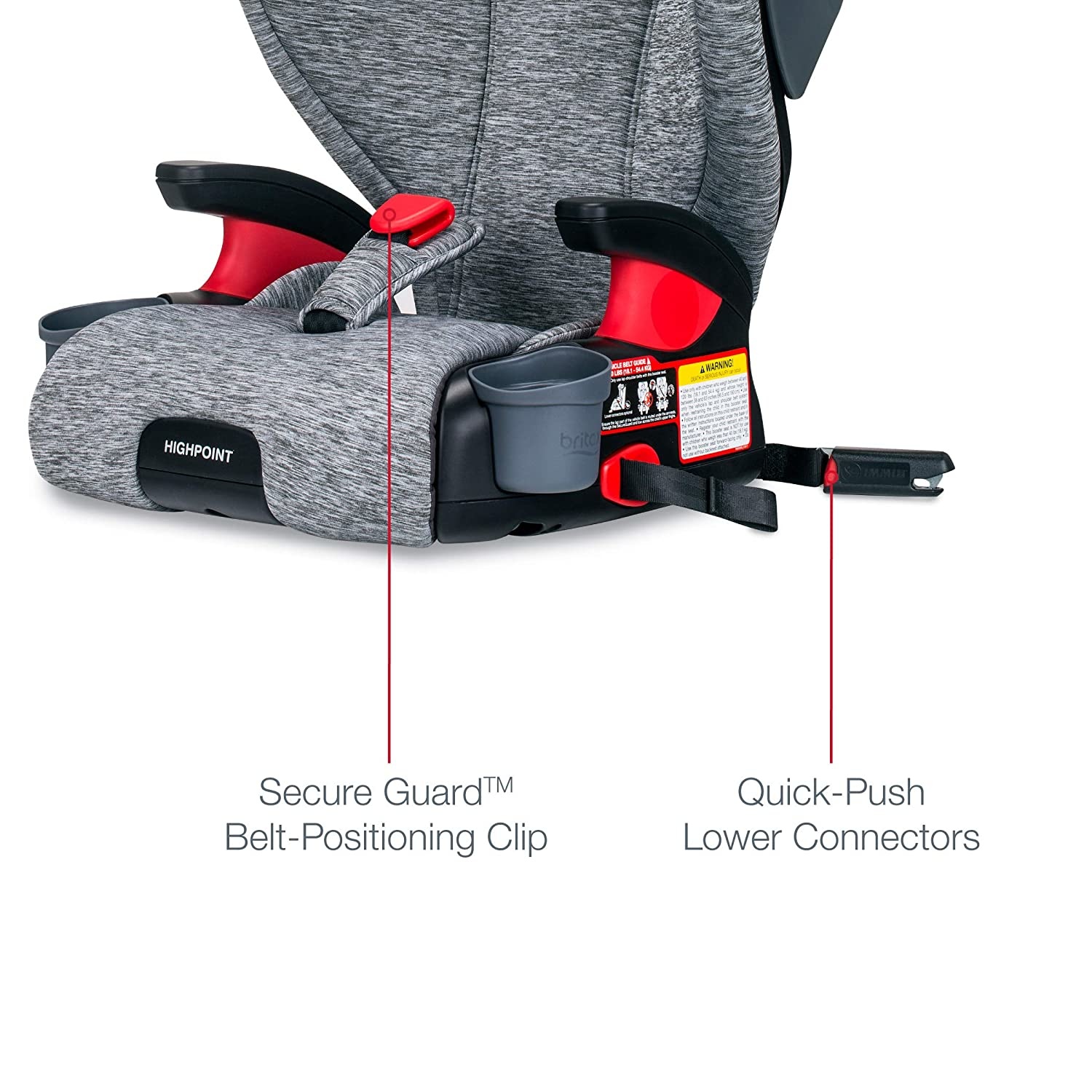 Britax Britax Highpoint 2-Stage Belt-Positioning Booster (floor model curbside only)