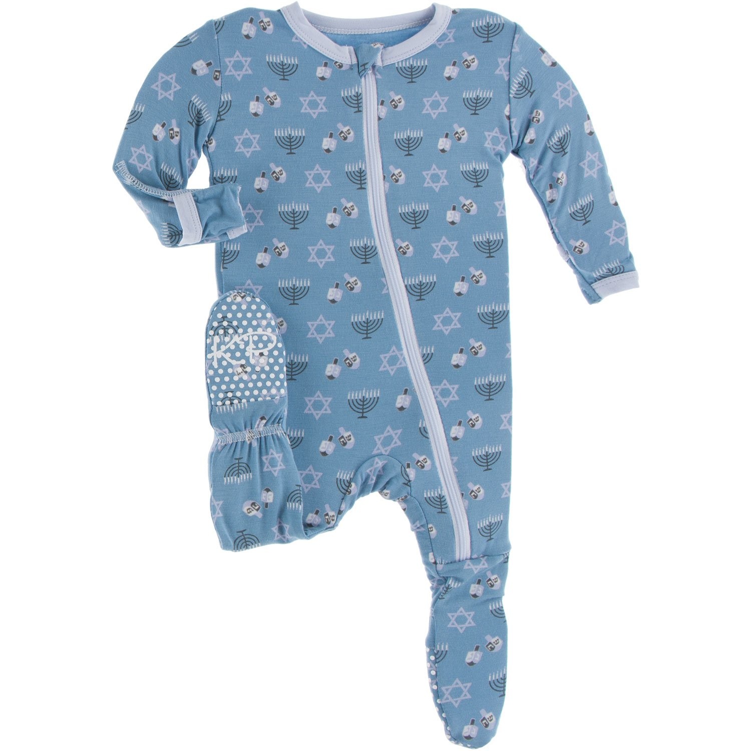 kickee pants zipper footie