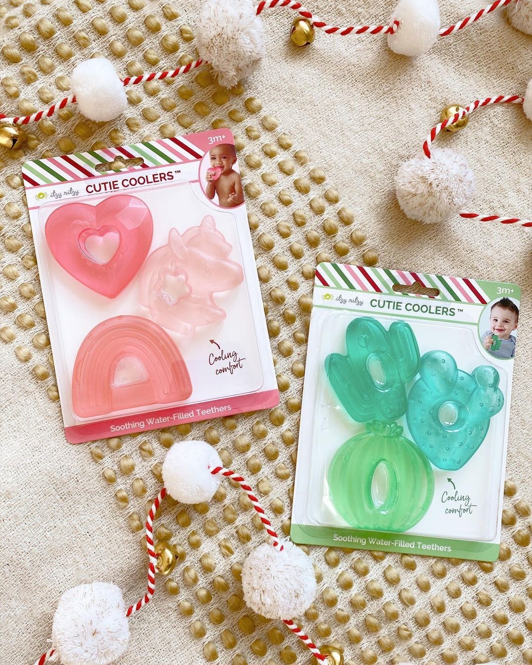 Itzy Ritzy Cutie Coolers - Water Filled Teethers (3 pack)