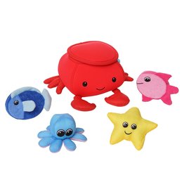Manhattan Toys Floating Fill and Spill Bath Toys - Crab