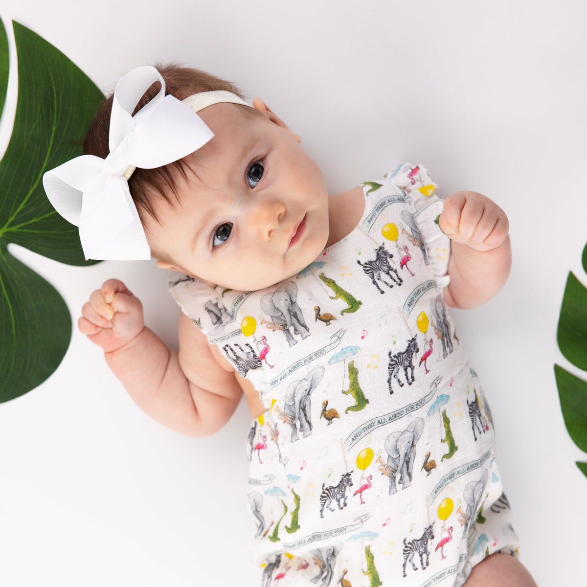Nola Tawk They All Asked For You Organic Muslin Sunsuit