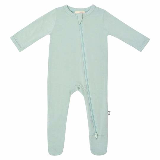 Kyte Baby Kyte Baby Bamboo Zippered Footie | Sage