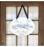 Maison Nola Storyland Toile New Baby Announcement Door Hanger (in store exclusive)